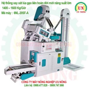 Hệ thống xay xát lúa gạo liên hoàn