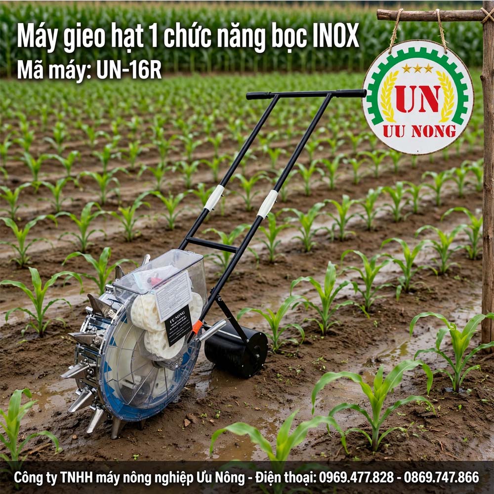 CHỨC NĂNG CỦA MÁY GIEO HẠT MỎ INOX UN-16R