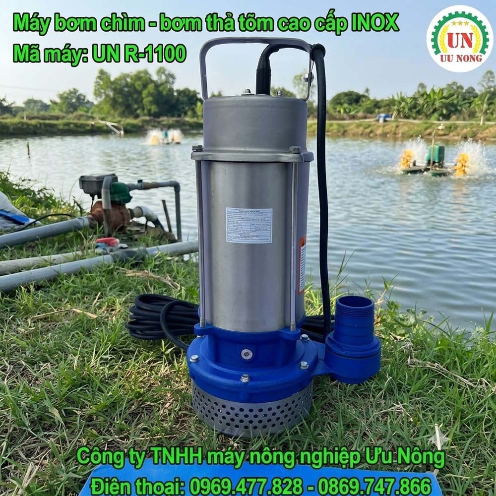 MÁY BƠM CHÌM – BƠM THẢ TÕM INOX R-1100
