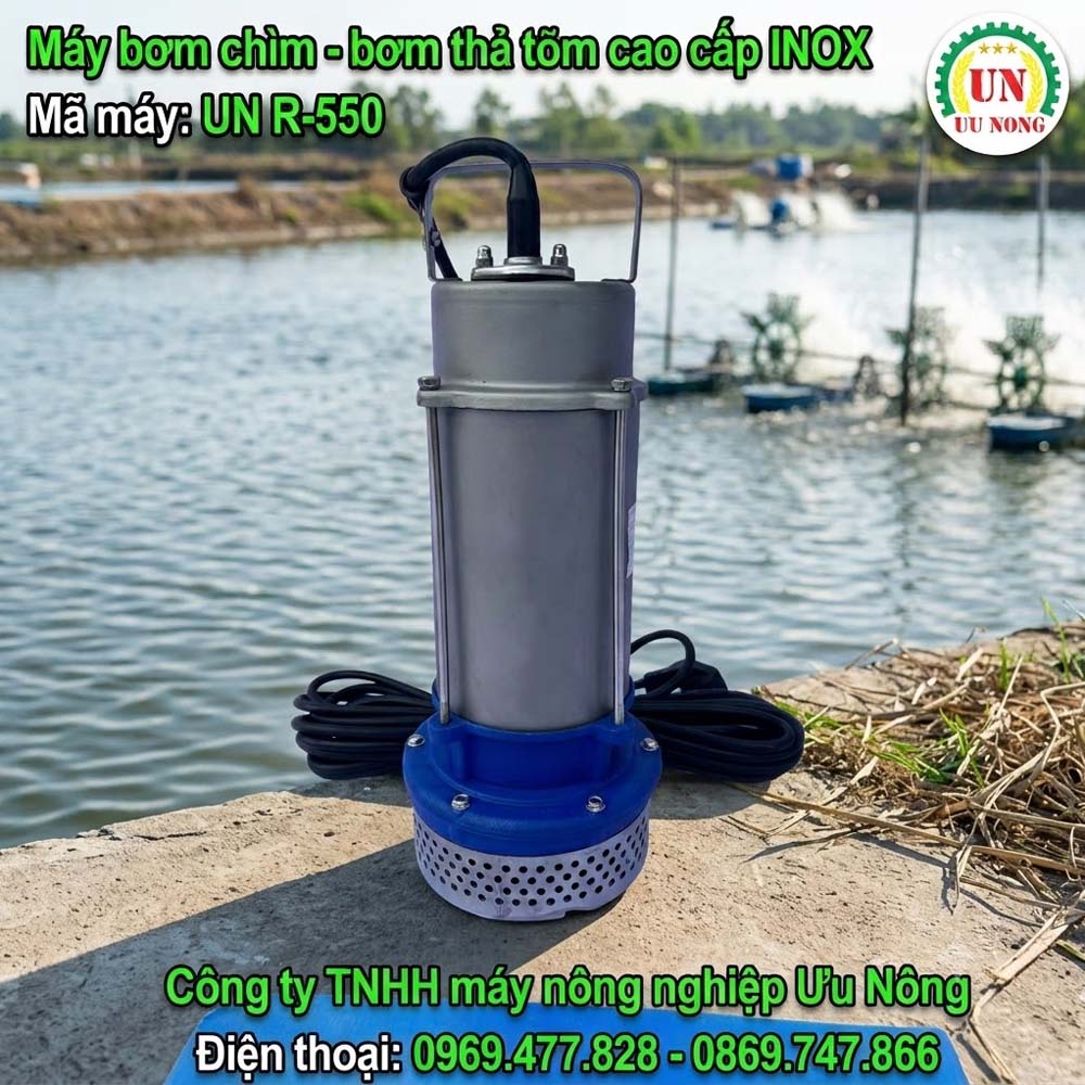 MÁY BƠM CHÌM – BƠM THẢ TÕM INOX R-550