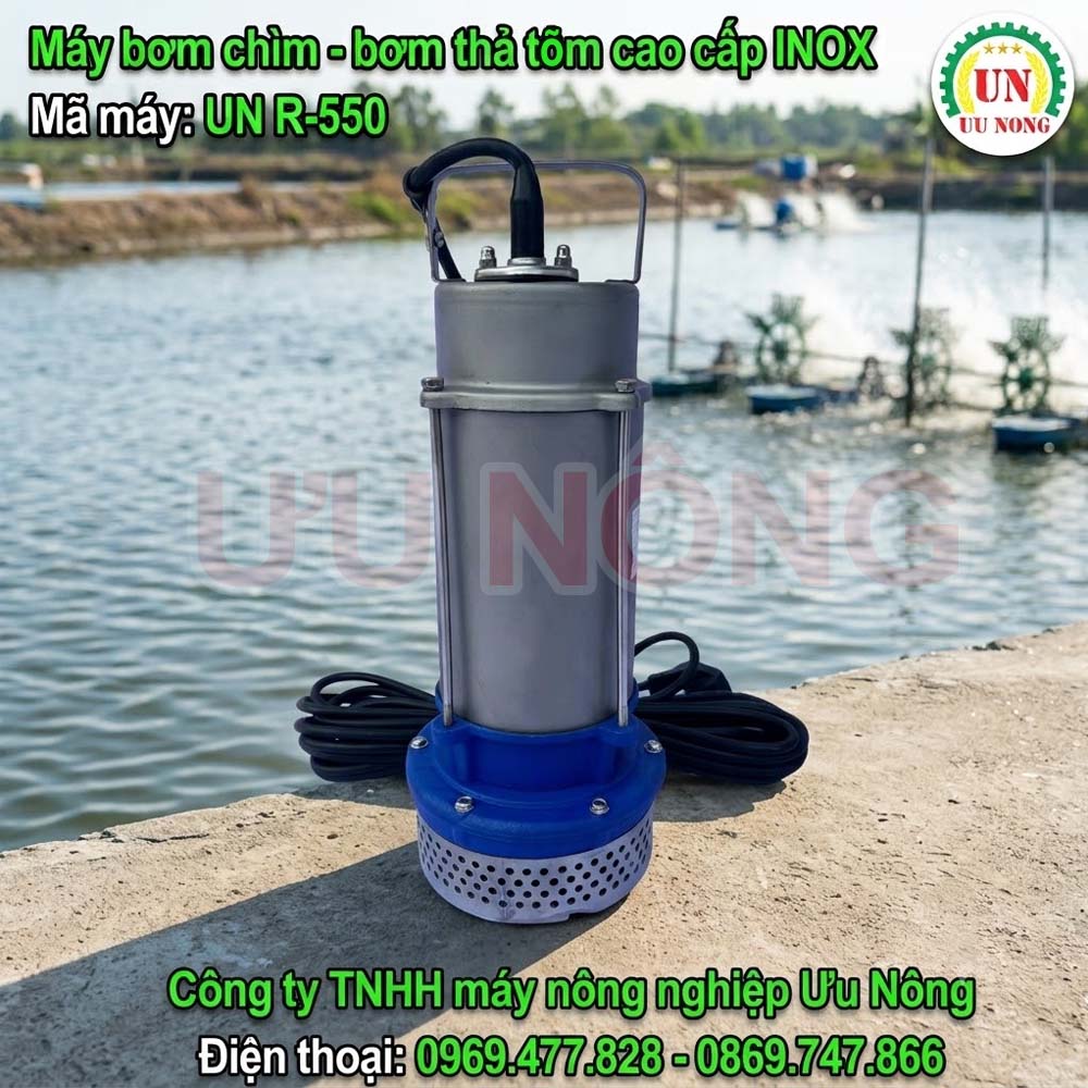 MÁY BƠM CHÌM – BƠM THẢ TÕM INOX R-550