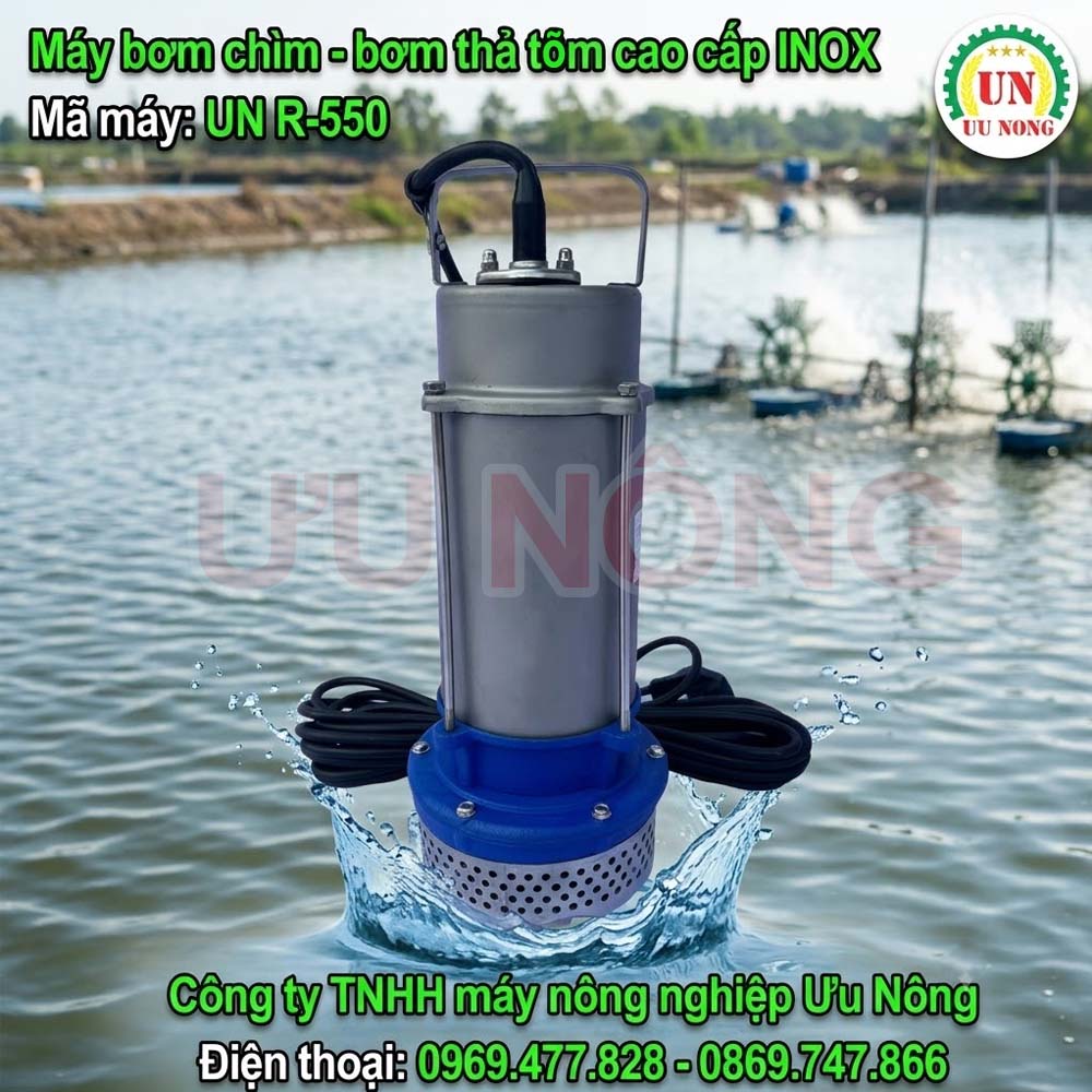 MÁY BƠM CHÌM – BƠM THẢ TÕM INOX R-550