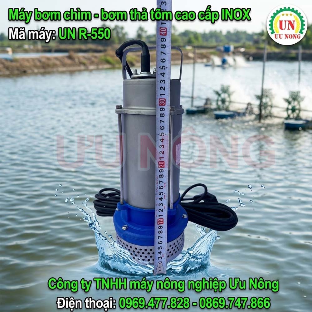 MÁY BƠM CHÌM – BƠM THẢ TÕM INOX R-550