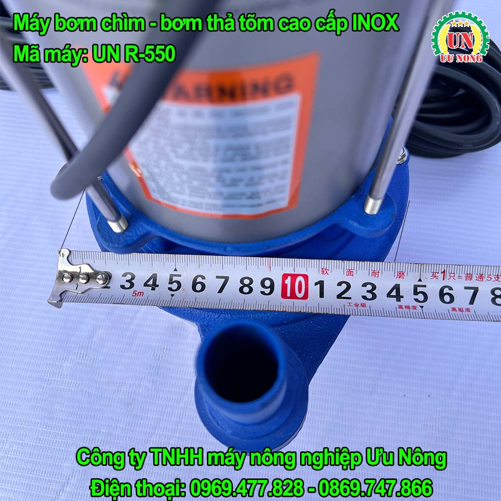 MÁY BƠM CHÌM – BƠM THẢ TÕM INOX R-550